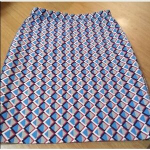 J McLaughlin reversible neoprene skirt xs